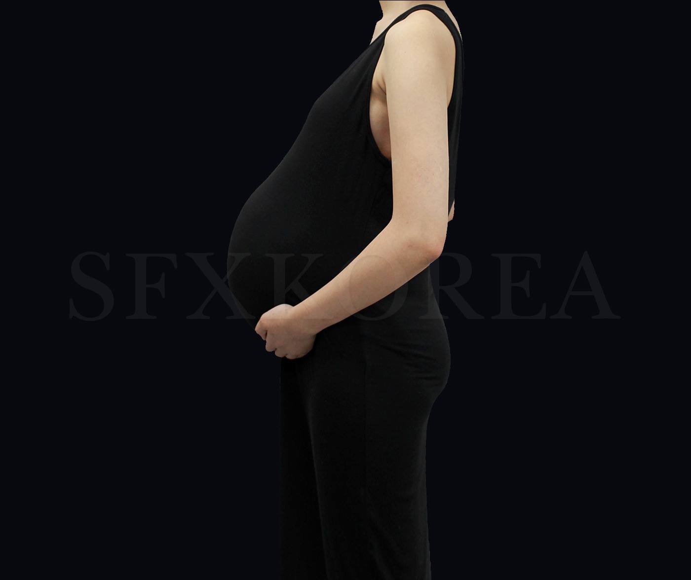 임산부 배 모형(9~10개월)
